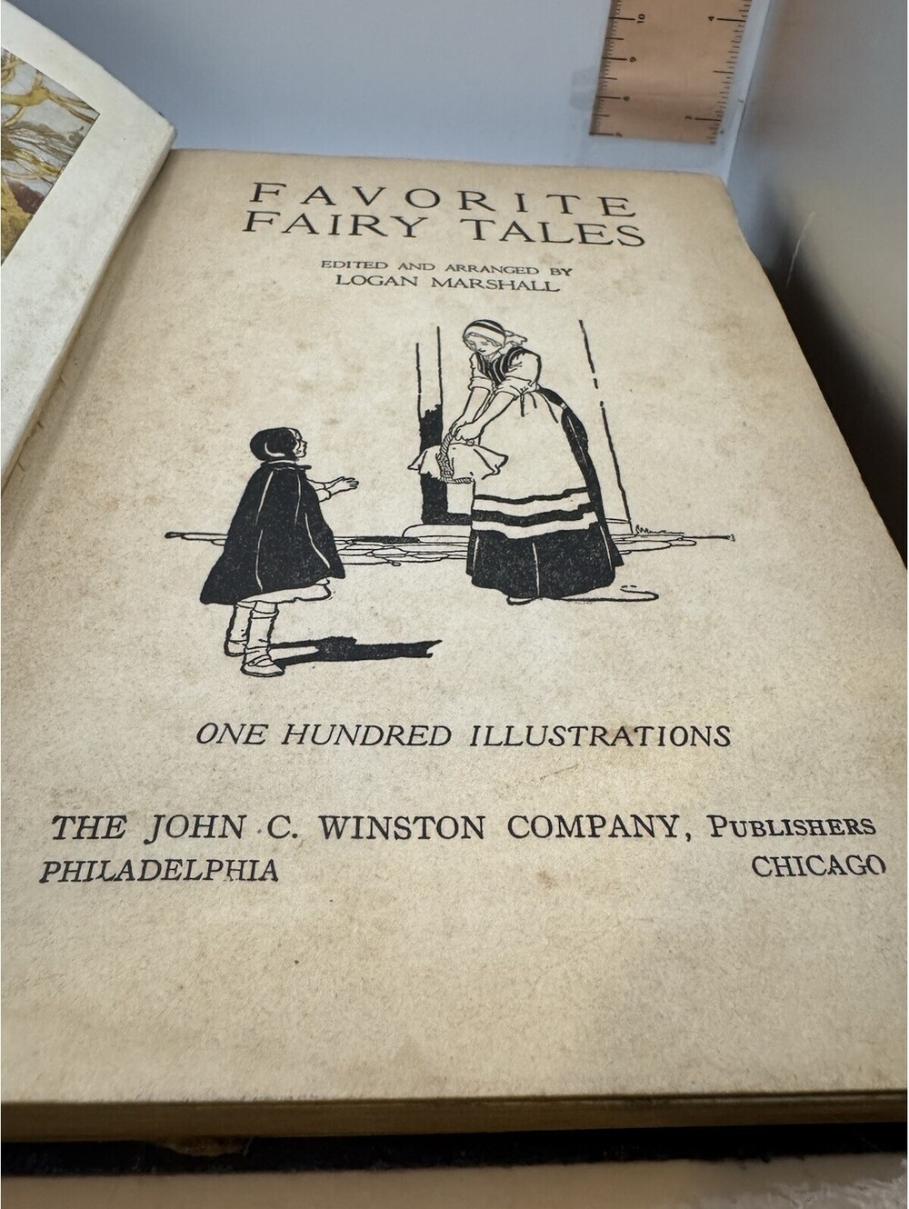 FAVORITE FAIRY TALES - Logan Marshall, 1917 - Vintage children's - Illustrated - Picture 6 of 16